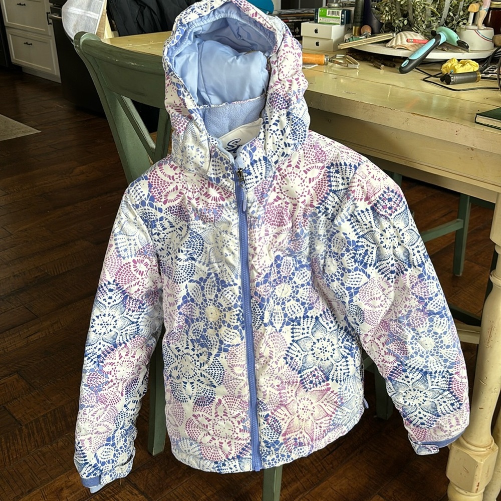 Girls LL Bean waterproof coat